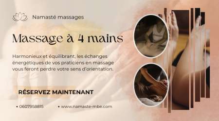  Massage 4 mains Yin Yang / esalen