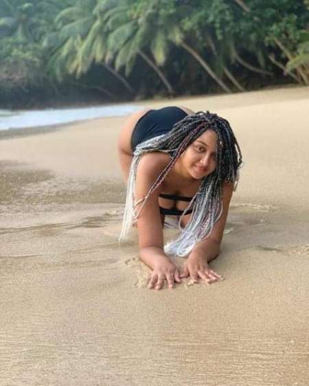 Belle métisse africaine