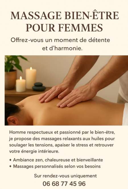 Massage pour femme uniquement