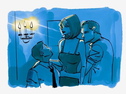 Couple reçoit pour massage naturiste 4 mains