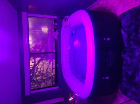 Detente dans spa naturiste