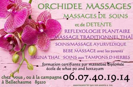 Massage de soins et bien �tre ( no sec).