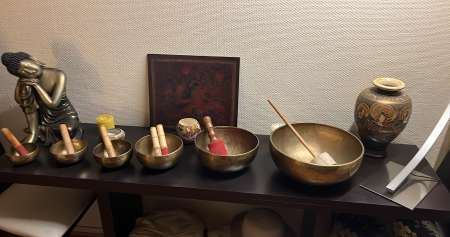 Massage sonore avec des Bol Tib�tains