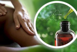 Massage de bien-tre et dtente  l'huile de CBD