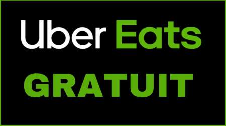 Uber eat gratuit