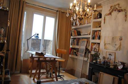 Artiste cherche femme aide atelier