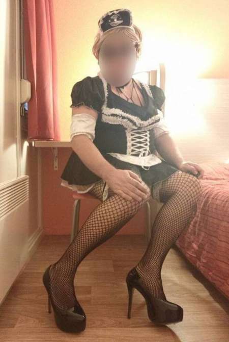 Homme 50a se trav en coquine ronde et sexy