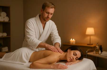 Bel Homme blond aux yeux bleus TBM