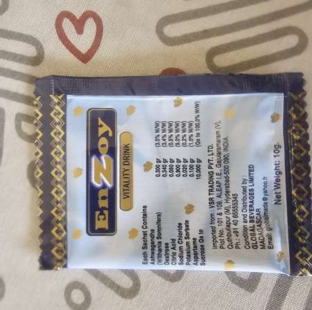 Sachet enzoy dans le sud